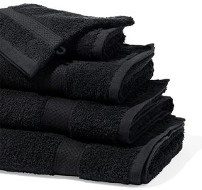 HEMA Handdoeken - Zware Kwaliteit Zwart (zwart)