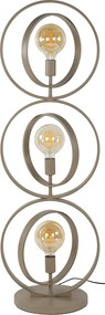 Vloerlamp Metalen Ringen Beige