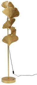 Kare Design Yuva Gold Gouden Vloerlamp Ginkgo