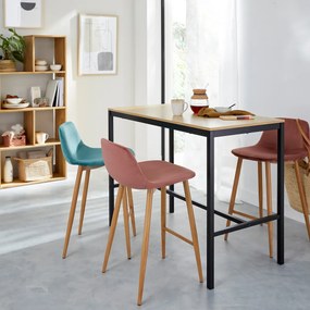 Set van 2 halfhoge barstoelen, Lavergne