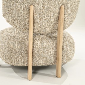 Boucle Stoel Beige Naturel