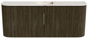 Mondiaz Joya DLux 105cm toiletmeubel ronding links/rechts shadow met wastafel faye midden zonder kraangat frappe