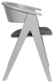 Zuiver Ndsm Design Eetkamerstoel Grijs Hout