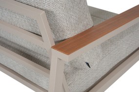 Stoel en Bank Loungeset  Aluminium Zand/Beige  Lifestyle Garden Furniture Sabbia