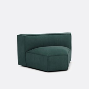 Modulaire open hoek, ribfluweel Seven