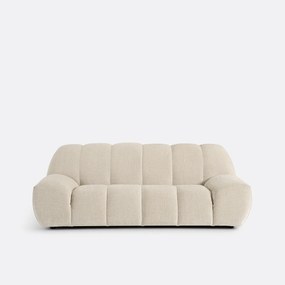 Vintage ribfluwelen bank, 3-zits, Nuria