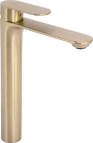 Wastafelkraan Rea Drop Brush Gold High