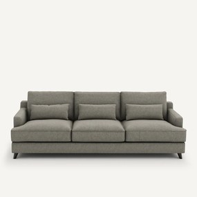 Sofa 3- of 4-zits, structuur viscose/linnen, Alwine