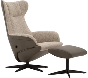 Goossens Excellent Relaxstoel Avec, Relaxfauteuil met rugverstelling/zonder voetklep