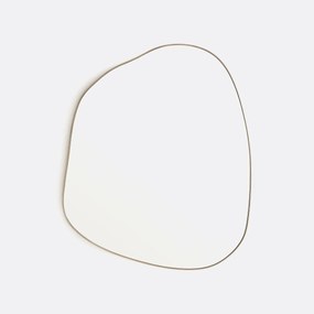 Organische vorm spiegel, lengte 63,5 cm, hoogte 53,3 cm, ORNICA