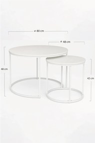 Set van 2 Renty Center-tafels