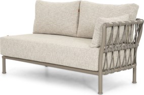 Hoek loungeset 5 personen Rope Taupe  Santika Furniture Santika