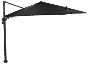 Garden Impressions Hawaii Lumen LED zweefparasol 300x300 -donker grijs - zwart