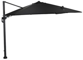 Garden Impressions Hawaii Lumen LED zweefparasol 300x300 -donker grijs - zwart