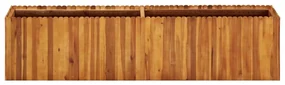 vidaXL Plantenbak verhoogd 200x30x50 cm massief acaciahout