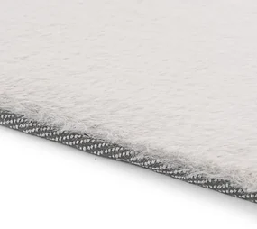 vidaXL Vloerkleed 160x230 cm kunstkonijnenbont grijs