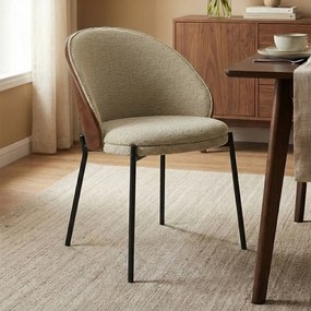 Eetkamerstoel Met Walnoot Rugleuning