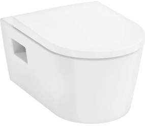 Hansgrohe EluPura Original S Wandcloset - 54x36cm - spoelrandloos - AquaChannel Flush - softclose en quickrelease - keramiek - glans wit 60288450