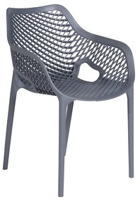 Garden Impressions Air XL kunststof tuinstoel - donker grijs