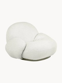 Draaibare bouclé tuinfauteuil Pacha
