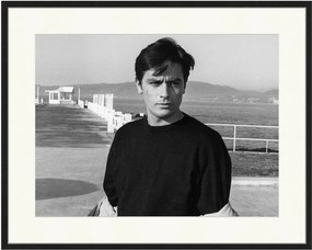 Ingelijste digitale print Alain Delon In Any Number Can Win
