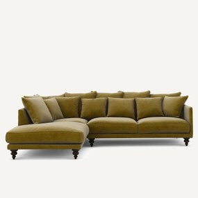 Fluwelen hoekbank, LAZARE