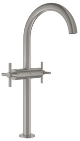 Grohe Atrio XL-size wastafelmengkraan push open supersteel 21149DC0