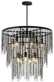 KRISTALLEN HANGLAMP Cristal APP1314-CP Black