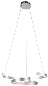 Eettafel / Eetkamer Design hanglamp staal incl. LED 3-staps dimbaar - Frank Design Binnenverlichting Lamp