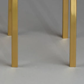 Dutchbone Bandhu Messing Bijzettafelset - 51 X 31cm.