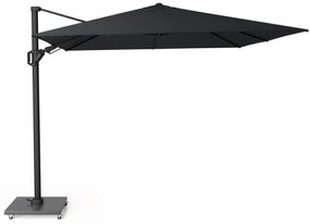 Zweefparasol  3x3m T2 premium (excl. voet) Zwart Platinum Challenger