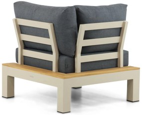 Loungeset 5 personen Aluminium/Teak Taupe Lifestyle Garden Furniture Vittoria