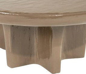 Ronde Glanzende Salontafel - 80 X 80cm.