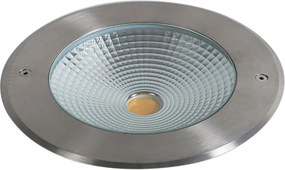 Set van 2 moderne grondspots staal incl. LED 20W - Bridge