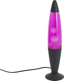 Lavalamp roze met witte wax incl. LED - Molten Lava
