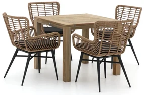 Intenso Asti/ROUGH-S 90cm dining tuinset 5-delig