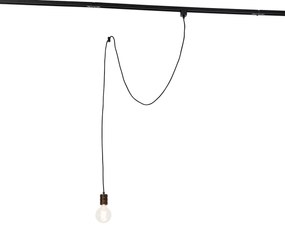 Hanglamp donkerbrons voor railsysteem 1-fase - Iconic Cavalux