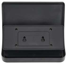 Buiten wandlamp zwart incl. LED IP54 met bewegingsensor solar - Floody