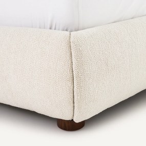 Nuvole gewatteerde 2-zits bouclette bedframe