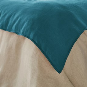 Hoes voor dekbed in gewassen effen linnen, Linot