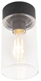 Moderne plafondlamp zwart 22,6 cm IP44 - Jarra