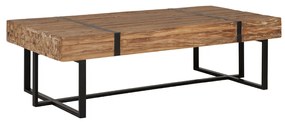 Must Living Bumper Salontafel Teak Houten Latjes - 120 X 60cm.
