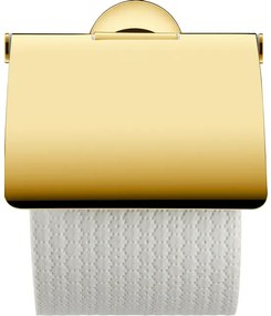 Duravit Starck T Toiletrolhouder - met klep - goud gepolijst 0099403400