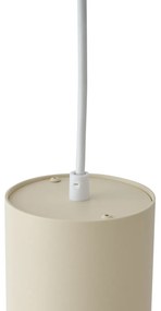 Moderne hanglamp beige met wit voor railsysteem 1-fase GU10 70mm - Iconic Holt