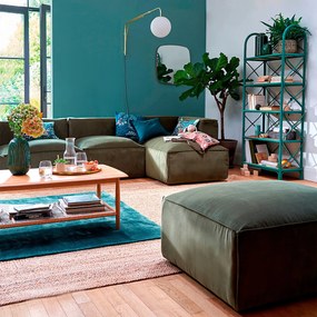 Wandlamp in messing en opaline glas, Moricio