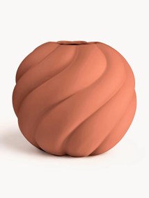 Handbeschilderde keramische vaas Twist Ball, H 20 cm