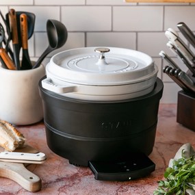 Staub La Cocotte Cocotte 24 cm / 3,7 l, Rond, Puur wit - La Cocotte - Staub