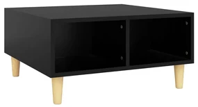 vidaXL Salontafel 60x60x30 cm spaanplaat zwart