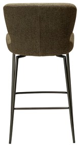 Dan-Form Glory Swivel Draaibare Barstoel Olijfgroen Boucle