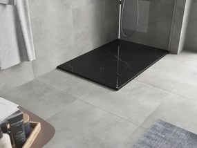 Mexen Hugo rechthoekige SMC douchebak 120 x 90 cm, zwarte steen - 42759012